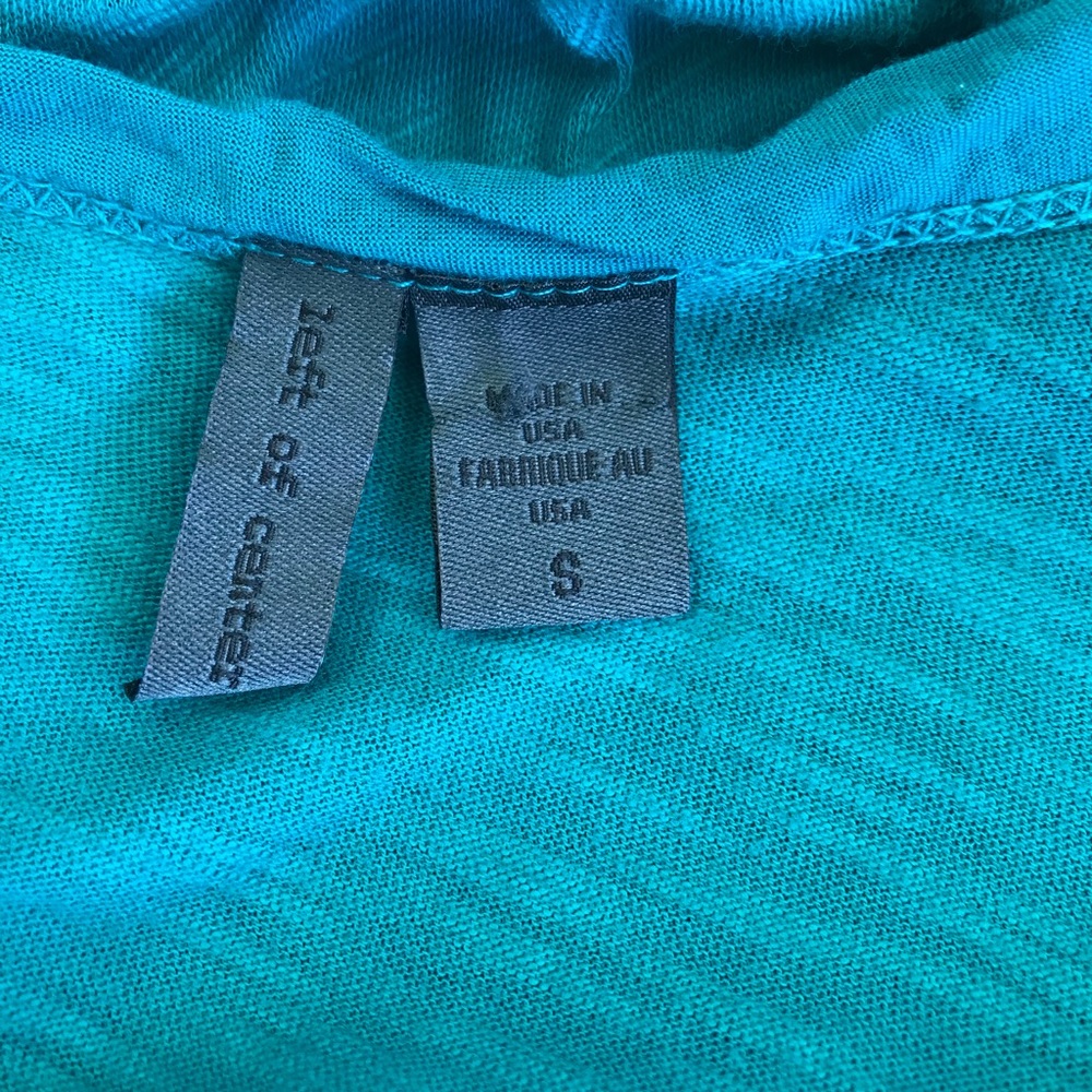 💕SALE💕Anthropologie Left of Center Blue Top - Picture 7 of 8